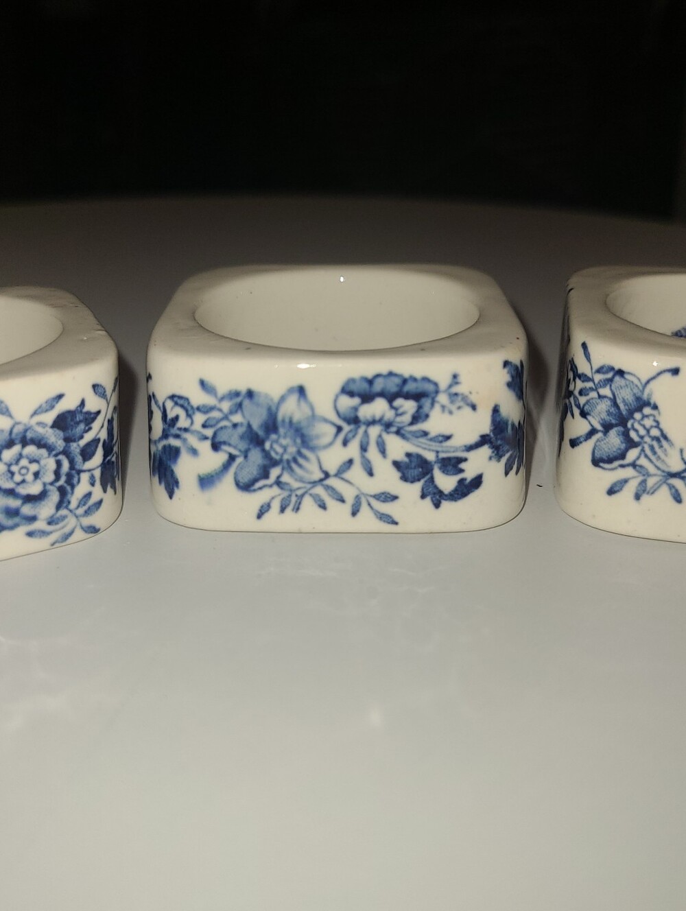 Royal Staffordshire Ceramics Retro Napkin Rings Set Of Four